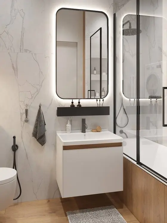 Inspirace pro rekonstrukci koupelny – ukázka 37