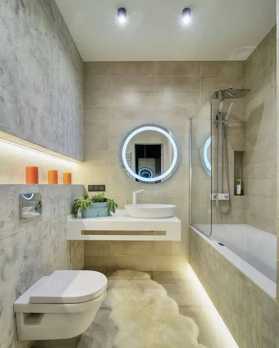 Inspirace pro rekonstrukci koupelny – ukázka 38
