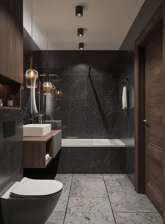 Inspirace pro rekonstrukci koupelny – ukázka 61