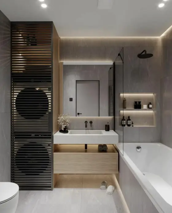 Inspirace pro rekonstrukci koupelny – ukázka 78