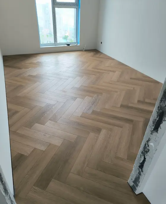 Pokládka podlahy z naší realizace – ukázka 2