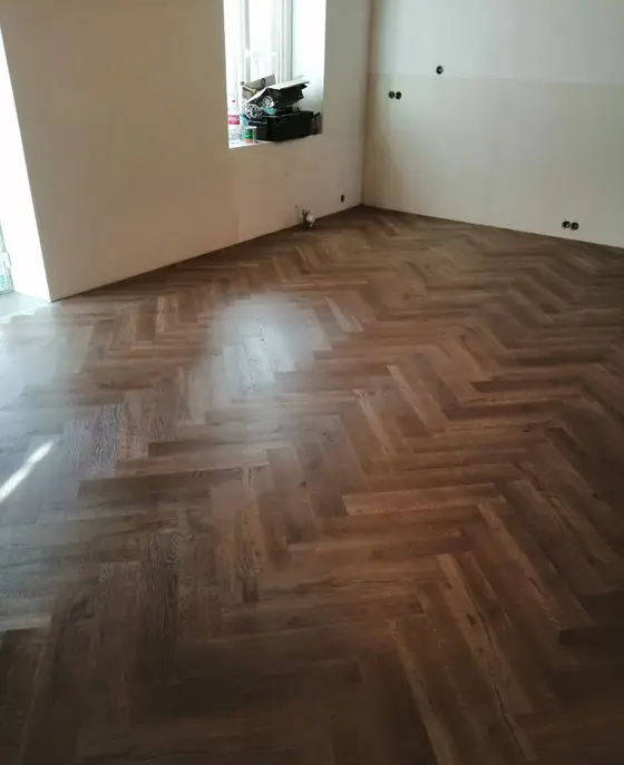 Pokládka podlahy z naší realizace – ukázka 23